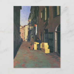 Postal Felix Vallotton - Calle antigua de Niza, Francia