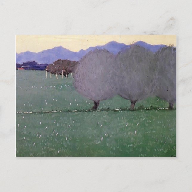 Postal Felix Vallotton - Crocuses del otoño (Anverso)