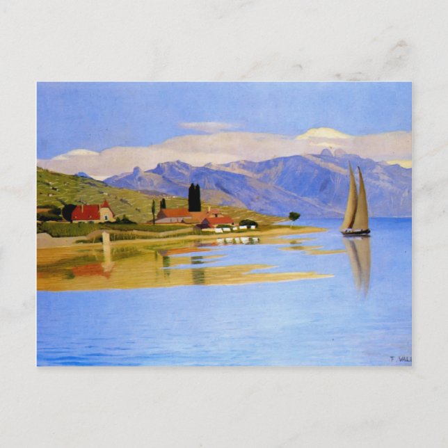 Postal Felix Vallotton - el puerto de polea (Anverso)