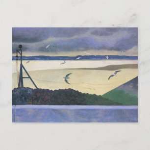 Postal Felix Vallotton - Gaviotas