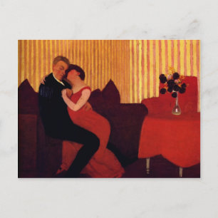 Postal Felix Vallotton : La mentira