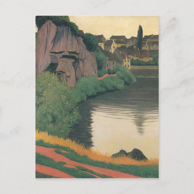 Postal Felix Vallotton - Landscape Semur (Anverso)