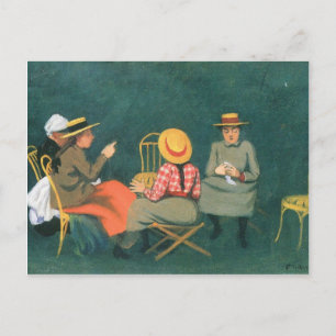 Postal Felix Vallotton - Las mujeres
