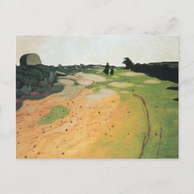 Postal Felix Vallotton - Paisaje en Breton (Anverso)