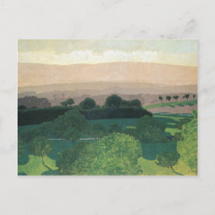 Postal Felix Vallotton - Paisaje en Romanel