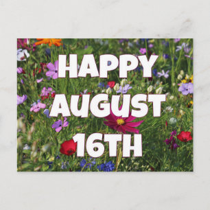Postal Feliz 16 de Agosto