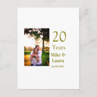 Feliz 20º aniversario agregar nombre de la pareja