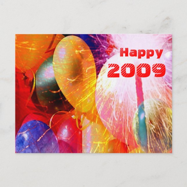 Postal feliz 2009 (Anverso)
