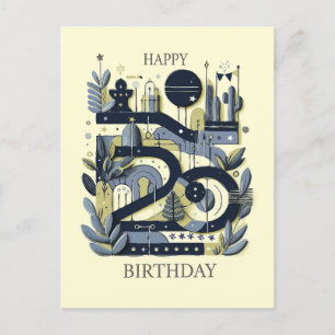 Postal ¡Feliz 20 cumpleaños!