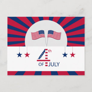 Postal Feliz 4 de julio