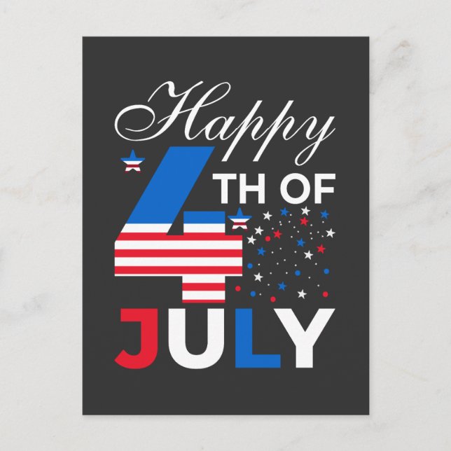 Postal Feliz 4 De Julio-97958 (Anverso)