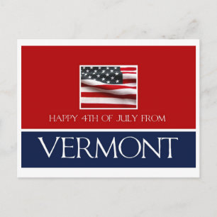 Postal feliz 4 de julio desde Vermont
