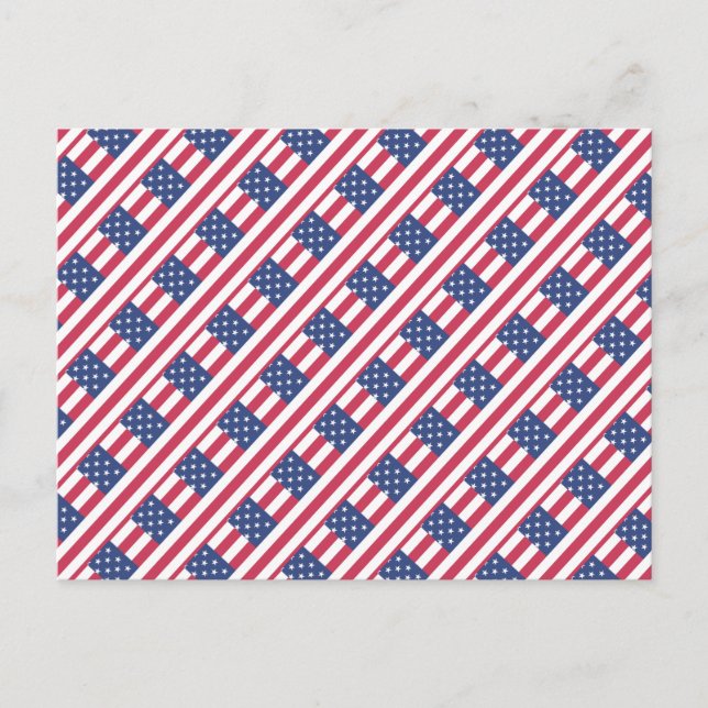 Postal Feliz 4 de julio, Día de la Independencia (Anverso)