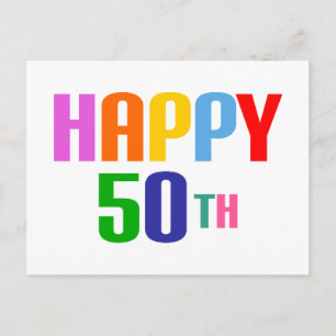 Postal Feliz 50
