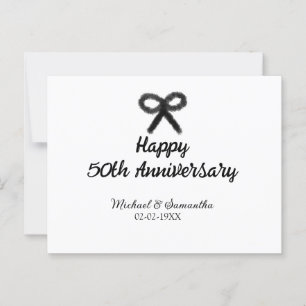 Postal Feliz 50 aniversario agregar nombre de la pareja f