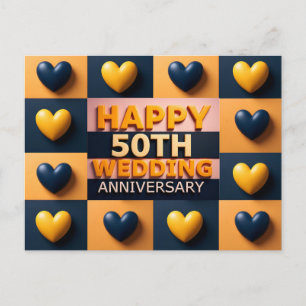 Postal Feliz 50 Aniversario de Boda