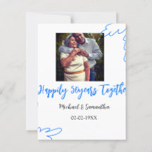 feliz 50 años de aniversario foto de hoja azul nom