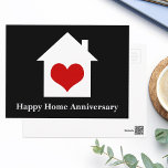 Postal Feliz aniversario de casa Moda Casa Inmobiliaria B<br><div class="desc">Moda feliz aniversario de casa siga las postales para que un inmobiliario las envíe a clientes anteriores. Las oficinas de préstamos y las empresas hipotecarias también pueden utilizar estas tarjetas como una herramienta de marketing moderna para recordar a los clientes anteriores que pueden estar listos para refinanciar o buscar una...</div>