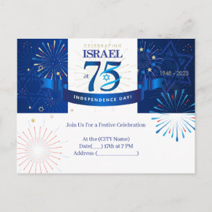 Postal Feliz aniversario del Día de la Independencia de I