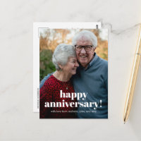Feliz aniversario para padres con foto