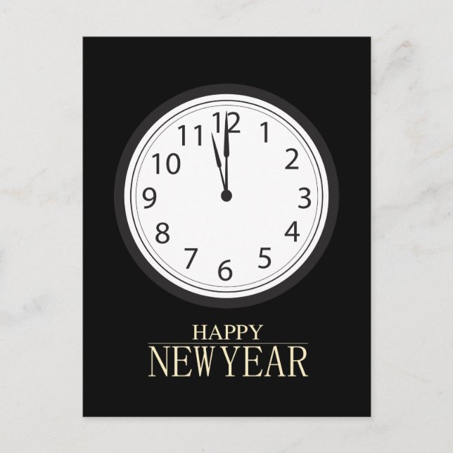 Postal ¡Feliz Año Nuevo! (Anverso)