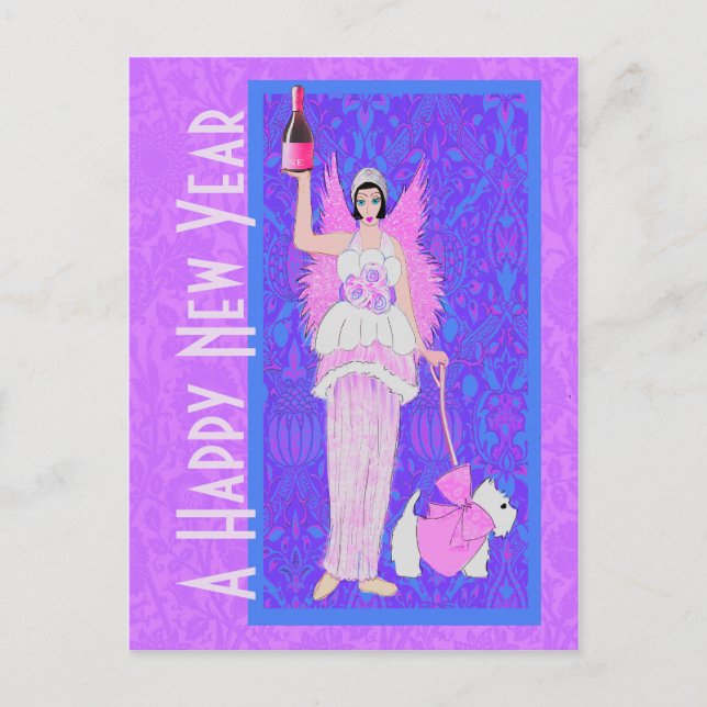 Postal Feliz Año Nuevo (Anverso)