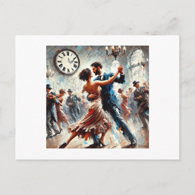 Postal Feliz Año Nuevo, (Anverso)