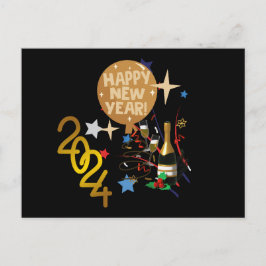 Postal Feliz Año Nuevo 2024