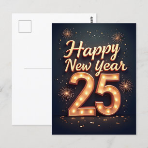 Postal Feliz Año Nuevo 2025