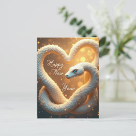 Postal Feliz Año Nuevo de la Serpiente de la Madera