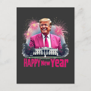 Postal Feliz Año Nuevo Día de la Inauguración de Trump 20