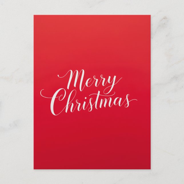 Postal Feliz Año Nuevo Feliz Navidad Temporada de Vacacio (Anverso)