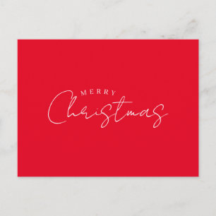 Postal Feliz Año Nuevo Feliz Navidad Temporada de Vacacio