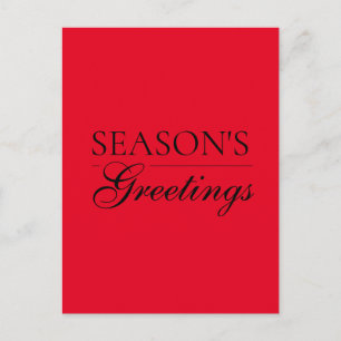 Postal Feliz Año Nuevo Feliz Navidad Temporada de Vacacio