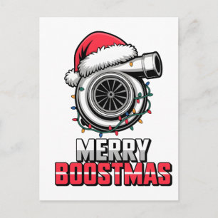 Postal Feliz Boostmas Boost amante Santa Turbo Navidad
