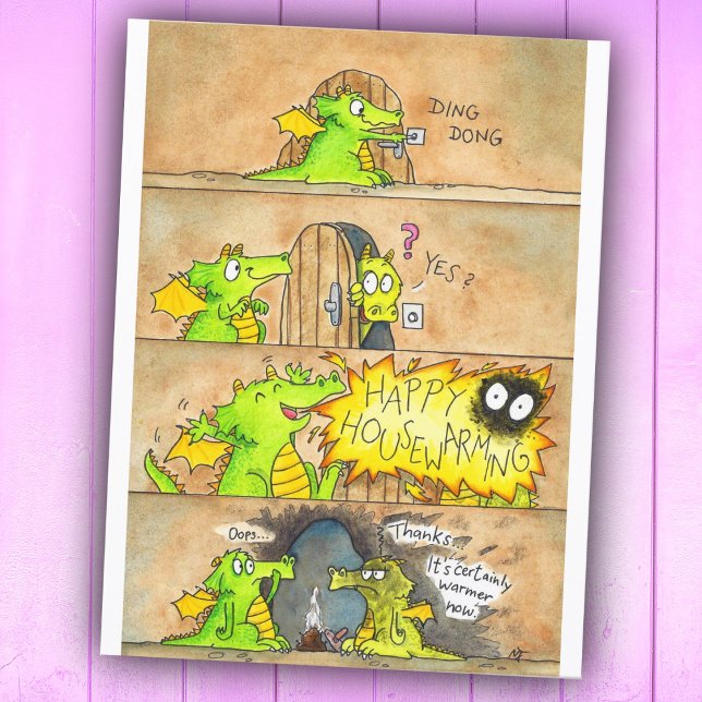 Postal Feliz calentamiento de casa (Subido por el creador)