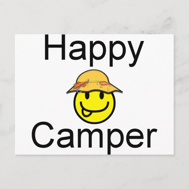 Postal Feliz Camper (Anverso)