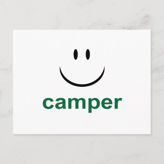 Postal Feliz Camper (Anverso)