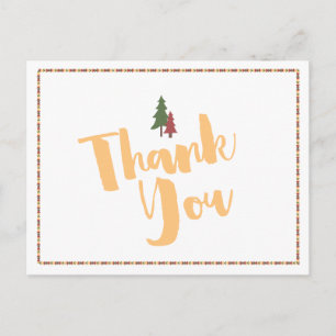 Postal Feliz Camper Gracias Postcard