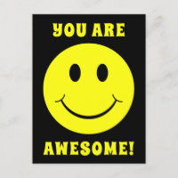 Feliz Cara Amarilla Que Eres Increíble