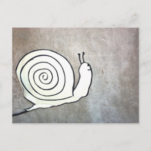 Postal Feliz caracol