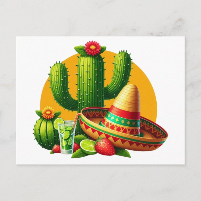 Postal Feliz Cinco De Mayo (Anverso)