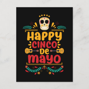 Postal Feliz Cinco De Mayo Fiesta Mexicana