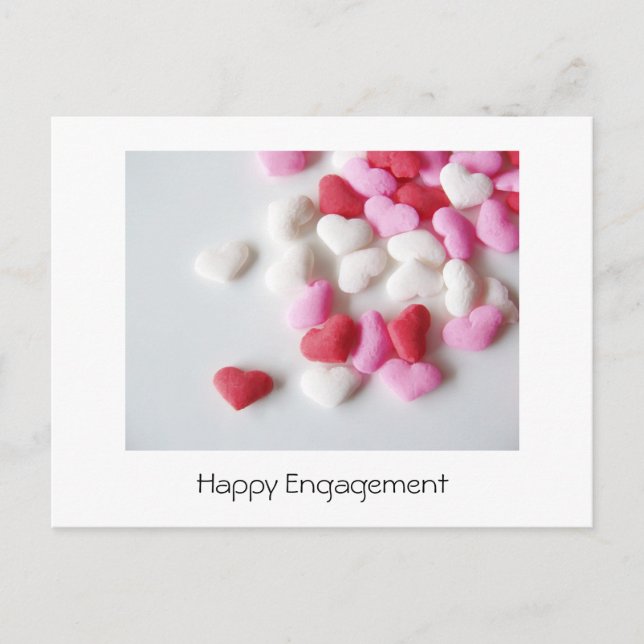 Postal Feliz compromiso (Anverso)