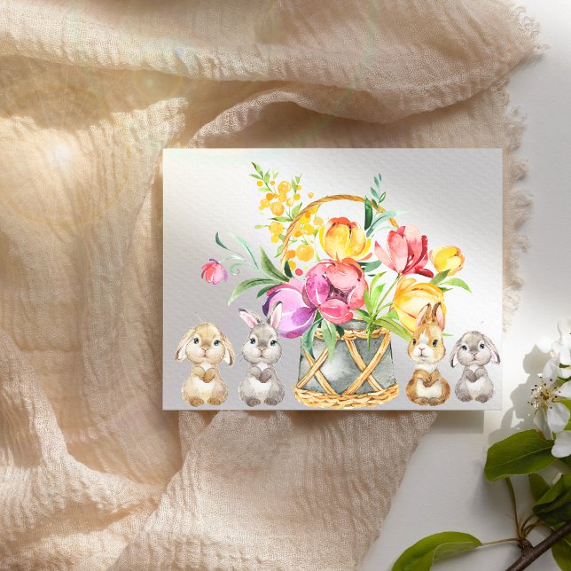 Postal feliz conejo de Pascua (Subido por el creador)