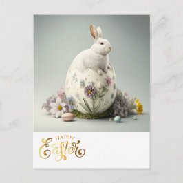 Postal Feliz Conejo de Pascua