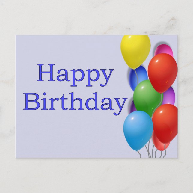Postal Feliz cumpleaños (Anverso)