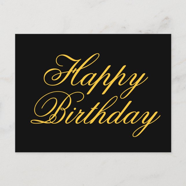 Postal Feliz Cumpleaños (Anverso)