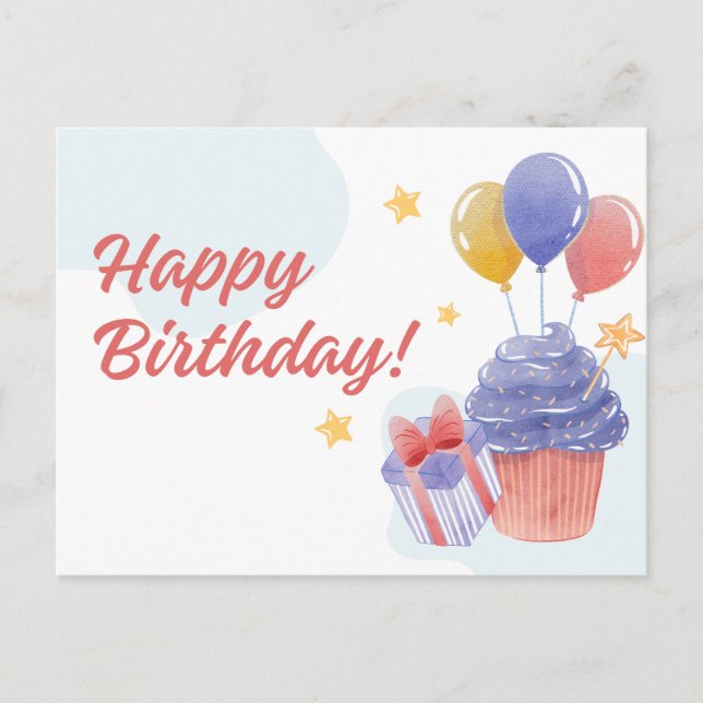 POSTAL FELIZ CUMPLEAÑOS (Anverso)