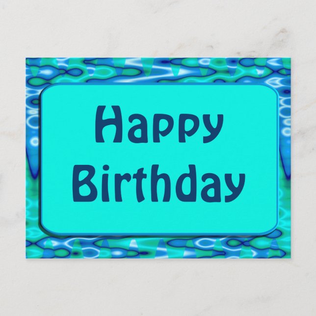 Postal Feliz cumpleaños (Anverso)